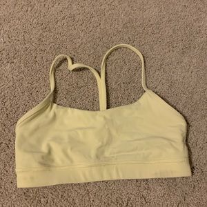 LULULEMON YELLOW BRA!!! Size 6 NO PADS